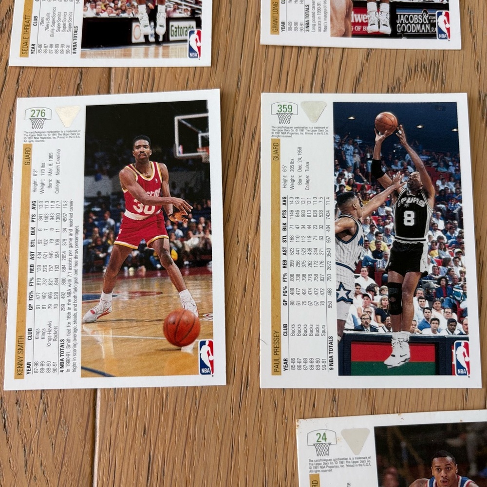 Upper Deck Vintage Basketball Trading Cards Collection ‘91-92 - Picture 8 of 11